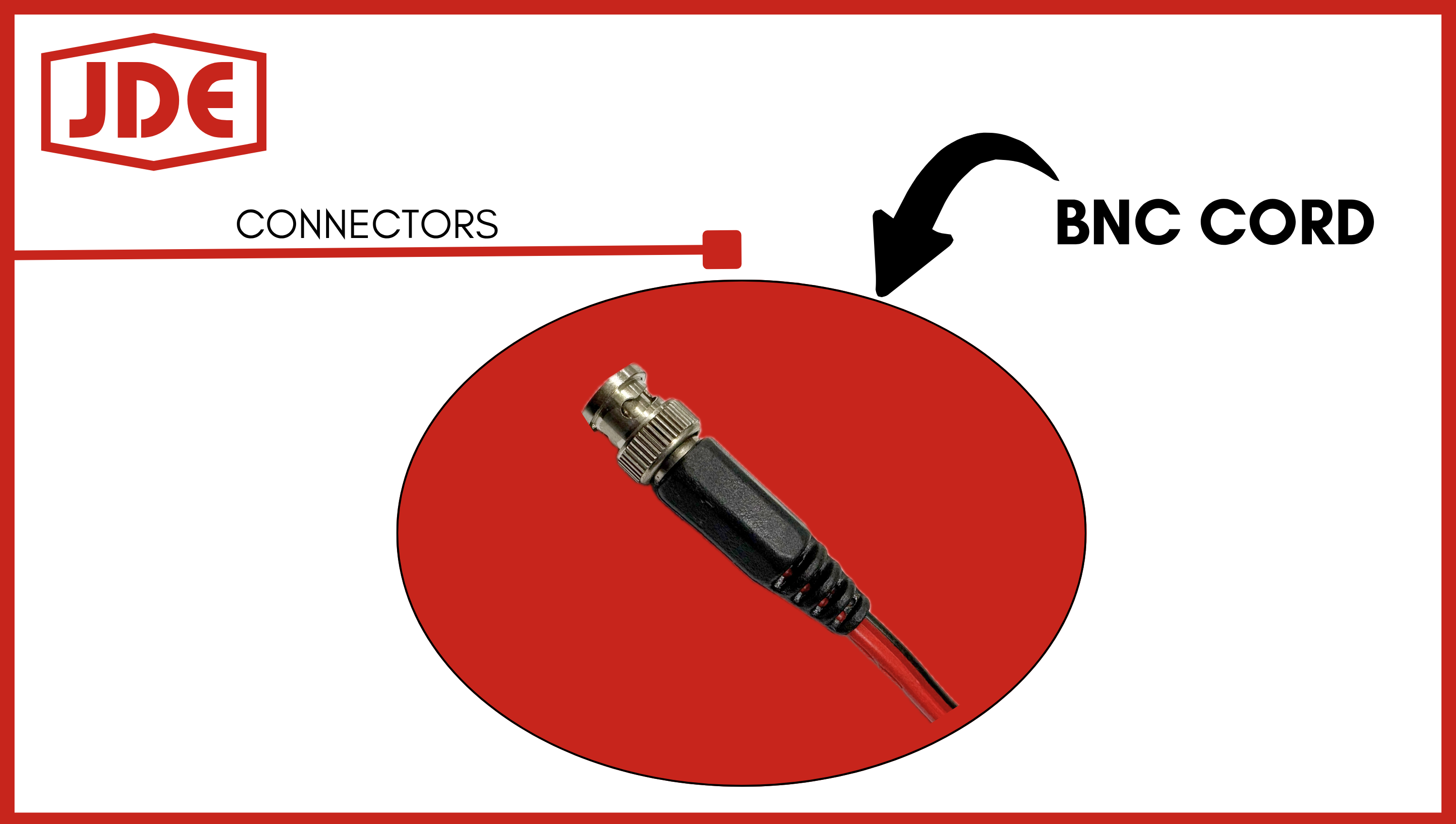 JDE BNC Cord Connector